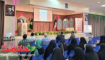حضور مدیر عامل مجتمع آموزشی حکمت در جلسه انتخابات انجمن اولیا و مربیان دبیرستان دوره دوم