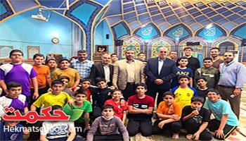 حضور مدیر عامل مجتمع در اردوی شب مانی پایه هفتم 