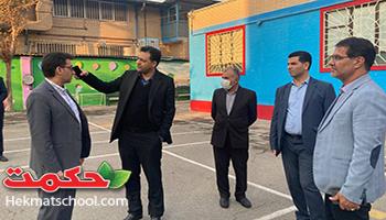 بازدید اعضای محترم هیات مدیره مجتمع آموزشی فرهنگی حکمت نبوی از مدارس حکمت