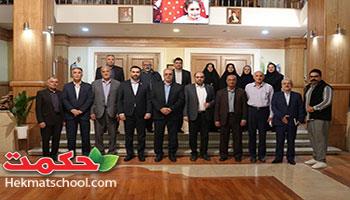 بازدید مدیران  مدارس حکمت نبوی از مجتمع آموزشی شهید مهدوی