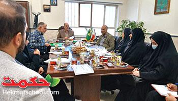 جلسه هم اندیشی با معاونین آموزش دوره های تحصیلی مدارس حکمت 