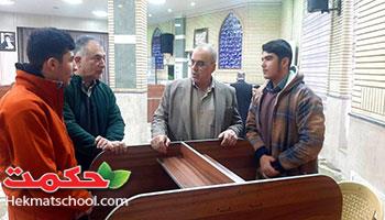 بازدید مدیرعامل مجتمع از پانسیون مطالعاتی دبیرستان دوره دوم