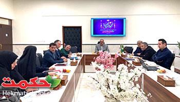 برگزاری جلسه شورای مدیران مجتمع، در سالن جلسات دفتر مرکزی مجتمع