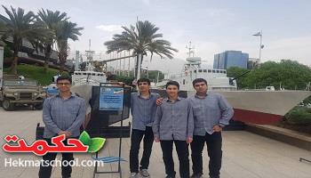 بازدید ازباغ موزه دفاع مقدس و شرکت در مسابقه نابغه ها